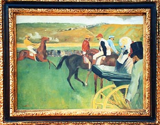 Degas - Carrozza alle corse, cm 60x80