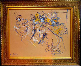 Lautrec-La trotorna all'inizioe de mademoiselle eglantine, cm 70x90