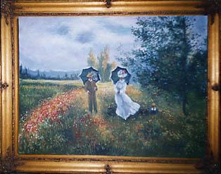 Monet - Passeggiata nei campi, cm 80x60
