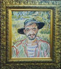 Van Gogh - Giardiniere,cm 50x60 
