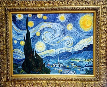 Van Gogh - Notte stellata, cm 70x90