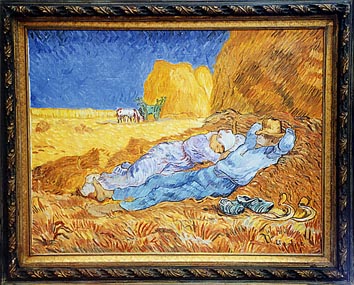 Van Gogh - Riposo meridfiano, cm 70x90